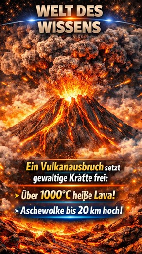 Der Vulkan - Ein Vulkanausbruch #cartoon #fakten #planet #earth #vulkane