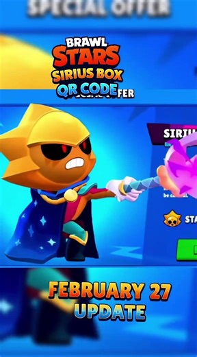 Just Found a New Brawl Stars QR Code! Unlock Sirus Box Like a Pro 🤩 #brawlstars #brawlstarsshorts
