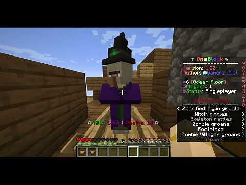 How to make a witch throw a weakness potion to a zombie villager - Minecraft 1.20.2