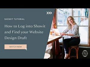 How to Log into Showit and Find your Website Design Draft