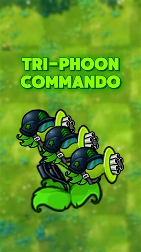 Tri-phoon Commando | PvZ Fusion #pvzfusion #pvz #fusion