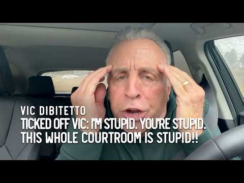 Ticked Off Vic: I'm stupid. You're stupid. This whole courtroom is stupid!!