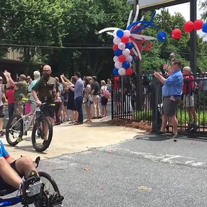 3.8K views · 206 reactions | Supporters welcome Shepherd’s Men as they finish a cross-country run to support Shepherd Center’s SHARE Military Initiative. | Shepherd Center | Facebook