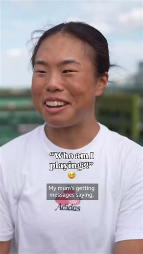 Mimi Xu had no idea she’d be facing Emma Raducanu at Wimbledon 🎾😅 | BBC Sport