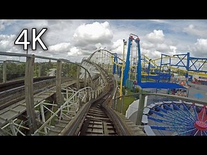 White Lightning front seat on-ride 4K POV Fun Spot America