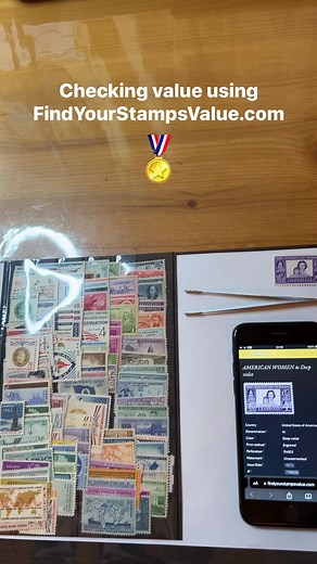 Checking value of US stamp. #collection | Find Your Stamps Value