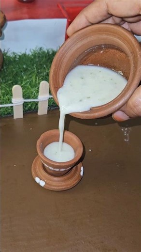 Miniature Butter Milk | Curd Recipe | Spicy Butter Milk | Miniature Cooking | Miniature video