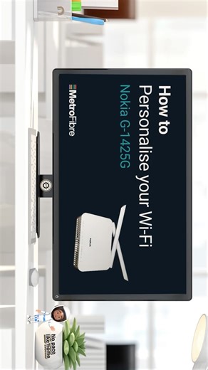 MetroFibre on Instagram: "Want to change your Wi-Fi name and password on your Nokia G-1425G router? It's easy! Watch our video tutorial for quick steps. 🔗 You can also check out our FAQs for detailed router manuals or contact our support team. #PersonaliseYourWiFi #HowToChangeMyWiFiPassword #HowToChangeMyWiFiName #MetroFibre"