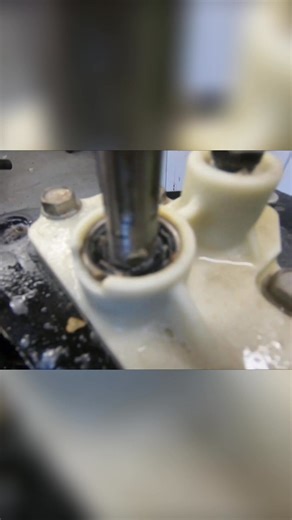 Done with mechanics charging $200/hour for simple fixes? Join other boaters who do it themselves… Comment 'BOATING' for your free 7-day Skool trial! Time to replace that shift shaft seal! Remove the retaining ring and the housing bolts. Carefully wiggle and pry the housing loose, then pry out the old seal. Clean, insert the new seal, and pop the retaining ring back in. Don't forget the O-ring and gasket! Grease those bolts and tighten 'em down. #ShiftShaftSeal #DIYRepair #AutoRepair #MechanicLif