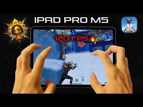 iPad Pro M5 (120FPS Device) PUBG Test 🔥 PUBG Handcam 🔥 iOS 26 Liquid Glass 2026