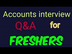 Accounting Interview Questions and Answers