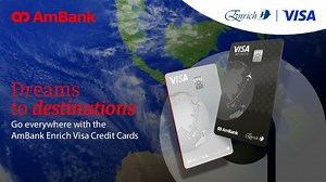536 reactions · 3 comments | Earn up to 4,000 Enrich Points for a limited time only when you apply for the AmBank Enrich Visa Credit Cards! ​With the AmBank Enrich Visa Credit Card, you can enjoy up to 10% off Malaysia Airlines flight tickets, earn Enrich Points and more travel privileges✈️​ Campaign period: 1 October 2024 – 31 December 2024​ Terms and conditions apply.​ #AmBankEnrichVisaCreditCards #AmBankCreditCard | AmBank | Facebook