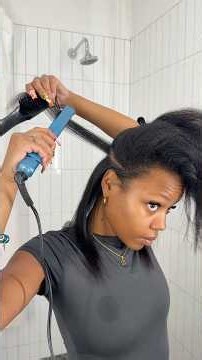 Silk Press on Natural Hair #silkpressonnaturalhair