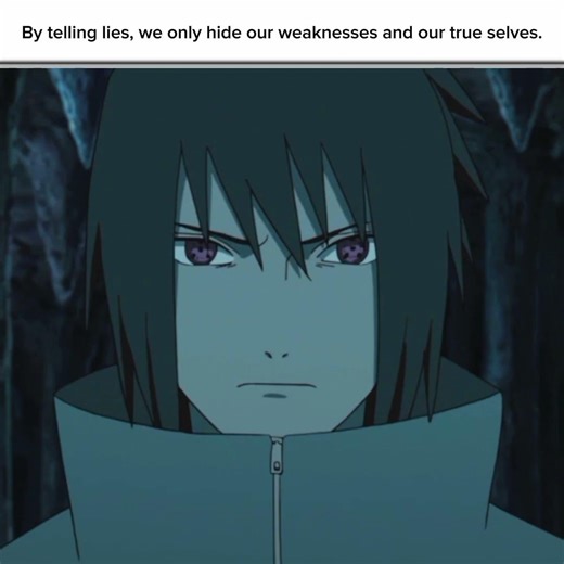 Itachi saying the reality