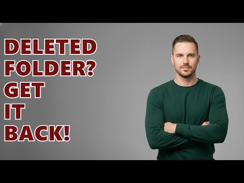 How To Recover Deleted Outlook Folders?