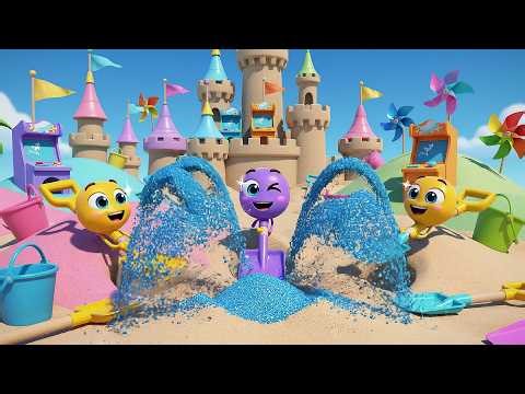 Three Little Toy Shovels Dig Dig Dig | Sandbox Song & Construction Rhyme for Kids