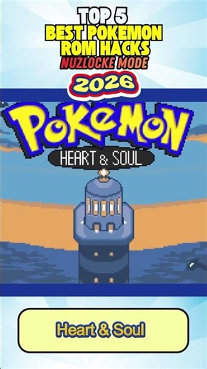 Top 5 Best Pokémon ROM Hacks with Nuzlocke Mode in 2026! 🔥💀 #short #pokecoder #pokemon