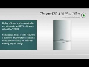 Vaillant 418 ecoTEC 18kw System Boiler Video Review