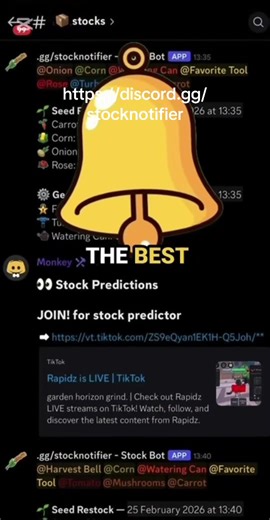 The best notifier in garden horizon Discord Link: https://discord.gg/stocknotifier gardenhorizon #fyp #notifier #discordserver #CapCut