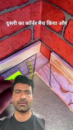 🤔🔥Perfect 90° Wooden Flooring Installation 😱 | Precision Carpentry Skills #shortsfeed