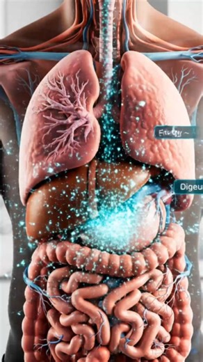 Honey Black Pepper Reaction inside the Human Body #anatomy #3danatomy #visualization #medical #fbreels❤️ #fblifestyle #usa🇺🇸 | AI WORLD