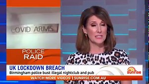 9.6K views · 40 reactions | UK police have gatecrashed a huge illegal lockdown party in Birmingham, where more than 150 revellers were crammed into a makeshift nightclub. | Sunrise | Facebook