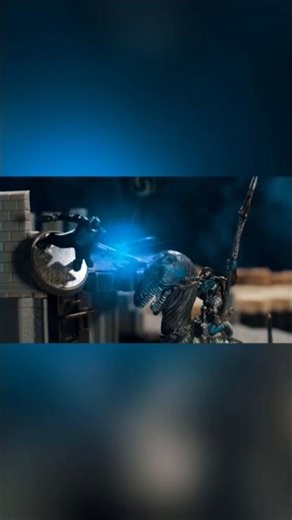 T-rex into lava! #heroscape #videoclip #stopmotion #lava #swordfighting #orc #fightscene #fx #fire