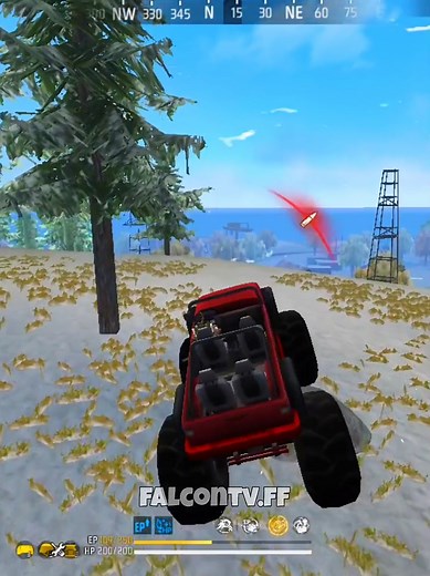 Movimentação do Carro Monstro em Free Fire