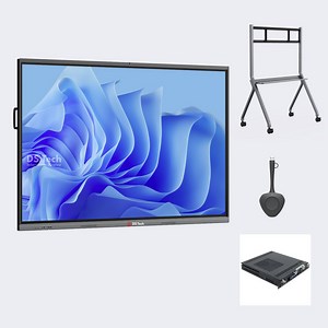 [Hot Item] DS RAM8G 128G CVT9679 Chip Interactive Flat Panel with 48MP Camera 8 Array Mic Google Certified Smart Board 75inch