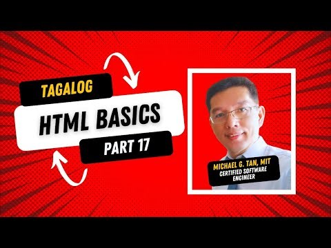 HTML BASICS PART 17 - Text Formatting - Tagalog