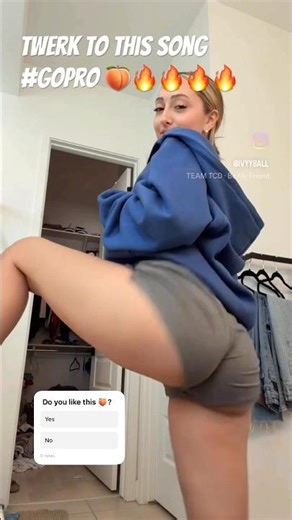 Best Twerk Song: #GoPro Forbidden Model Twerking 🔥🔥 #MakeThatBootyMove #fyp #ILikeThis