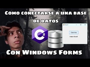 Como Conectarse a una base de datos SQL SERVER Con el Lenguaje de Programación C#