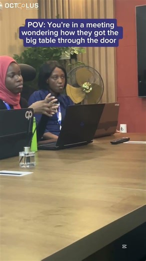 But really, how did the big table fit in the small door? 🤔