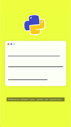 Difference between Java, Python and JavaScript