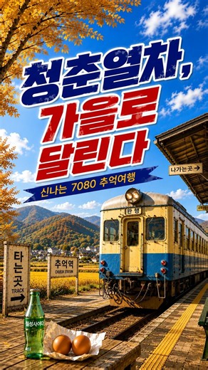 【7080】완행열차 가을을 달린다 | 추억의 통기타 가요 모음