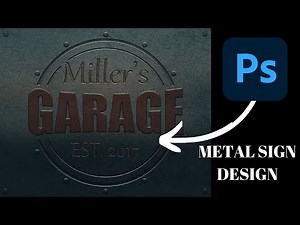 Designing Metal Sign Art with Photoshop