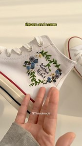 12K views · 23K reactions | 殺 The best wedding shoes ever  #embroidery #customshoes #embroideredshoes #embroideryshoes #handicraft #embroideryartshoes #wedding #weddingdress #weddingseason #weddingsneakers | QT Embroidery | Facebook