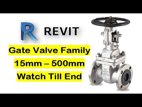 Gate Valve | Revit Family | BIM | LOD 500 Family