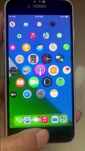 iWatch style on iPhone 7. Support all idevices with jailbroken #jailbreak #cydia #cydiatweaks #sileo