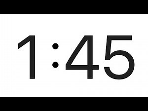 1 Minute 45 Second Timer