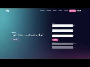 Free Online Tool: Air Density Calculator