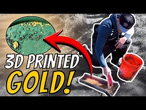 3D PRINTED SLUICE THAT CATCHES GOLD!