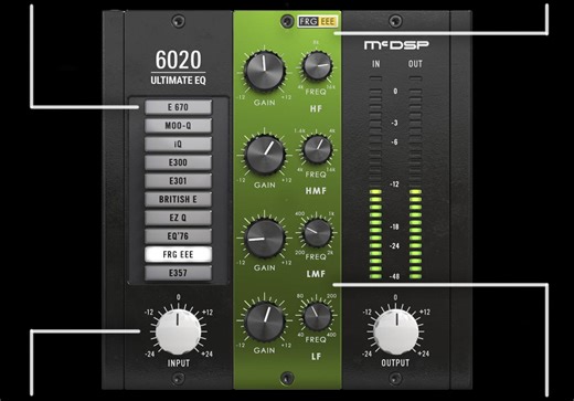 6020 Ultimate EQ by McDSP - EQ Plugin VST3 Audio Unit AAX