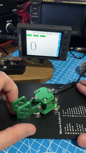 Morse Code Practice at 18 WPM #hamradio #morsecode #hobby
