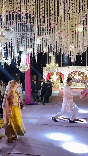 Bride and Groom Dance Performance at Pakistani Wedding
