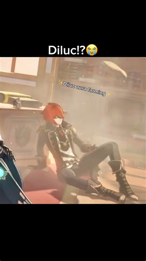 Not Diluc aura farming😭 #diluc #aether #varka #klee #venti #paimon #lumine #genshin #genshinimpact