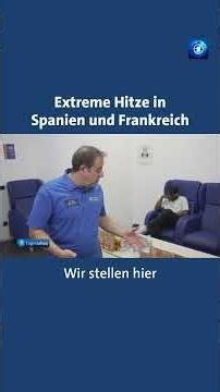 Extreme Hitze in Südeuropa: Auf der Suche nach Abkühlung #tagesschau #nachrichten #hitze