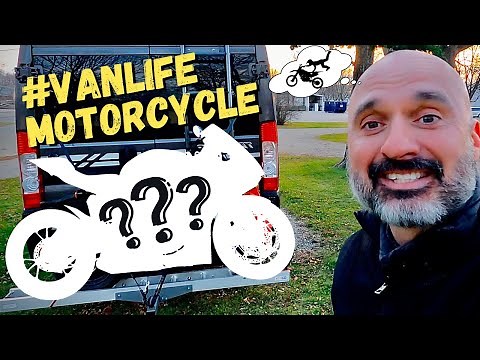 Camper Van Life with a MOTORCYCLE 🏍 RV Living with a HONDA GROM 🚌
