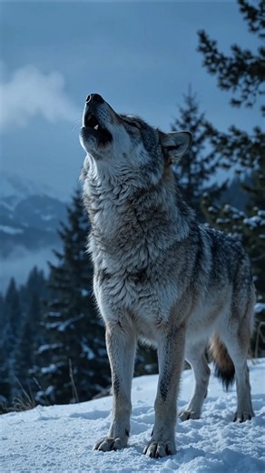 Horror Wolf Sound #viral# wolf #animals