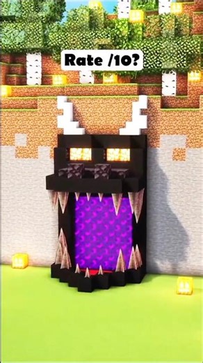 Minecraft Dragon Portal🐉 |prime edit| #shorts #minecraft